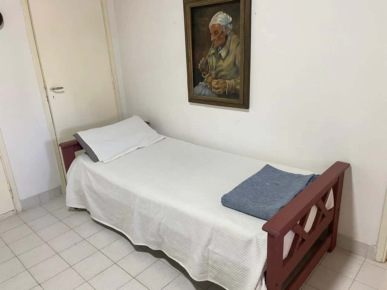 Habitación con camas individuales en El Paraíso en Balneario Reta