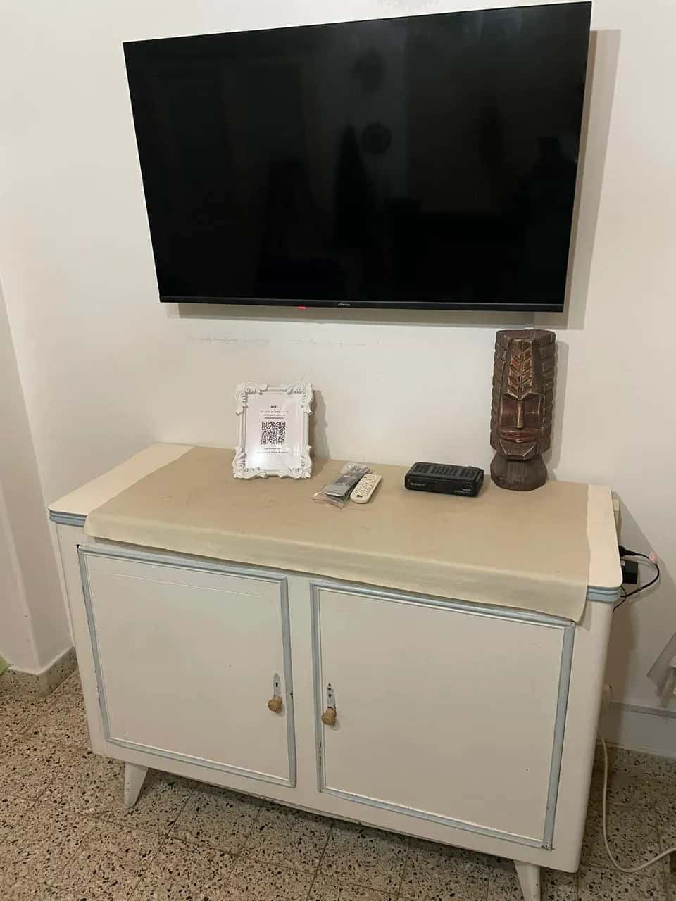 Decoración de la sala de estar en El Paraíso en Balneario Reta