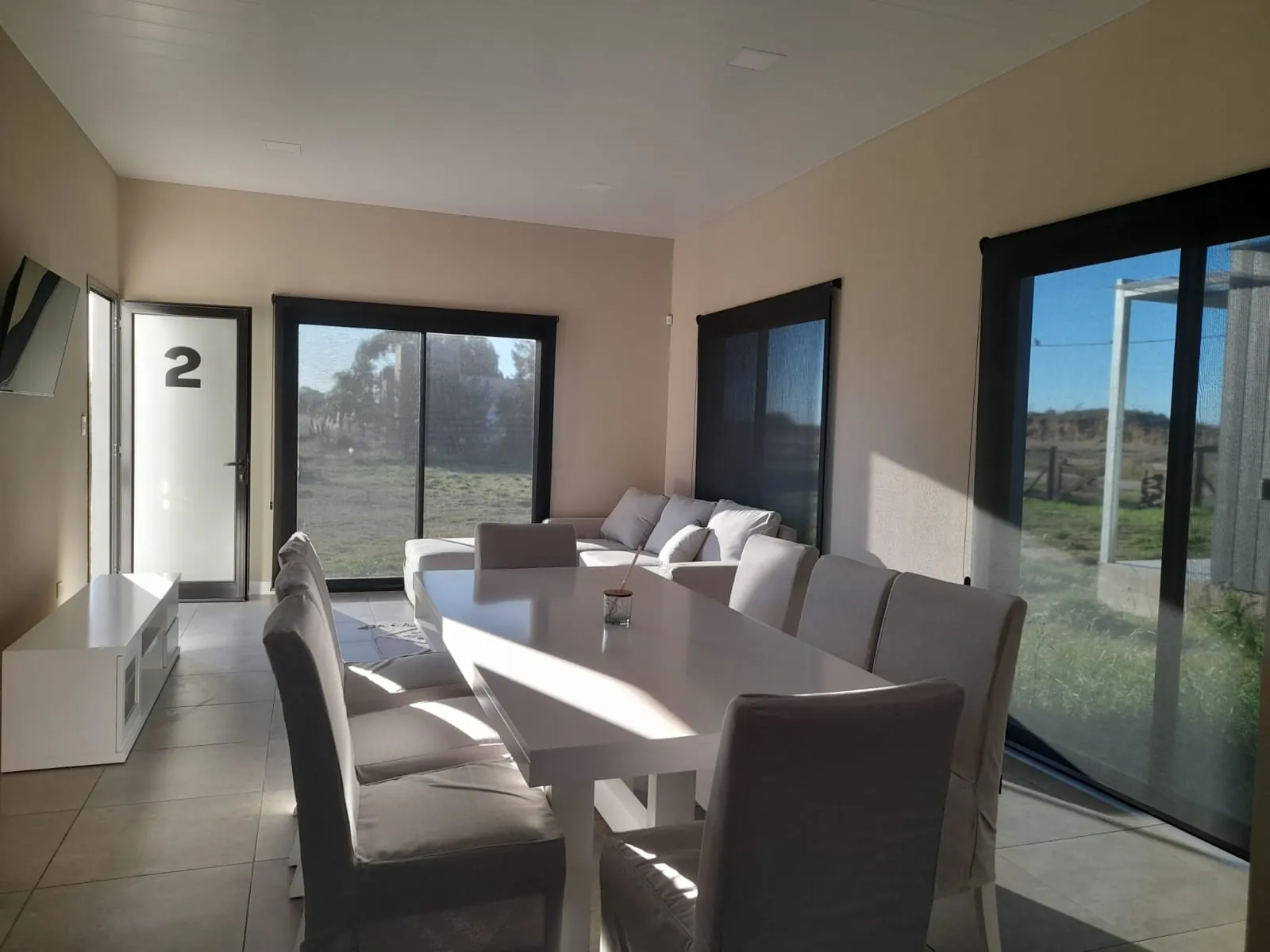 Living comedor de Complejo Las Negritas en Balneario Reta
