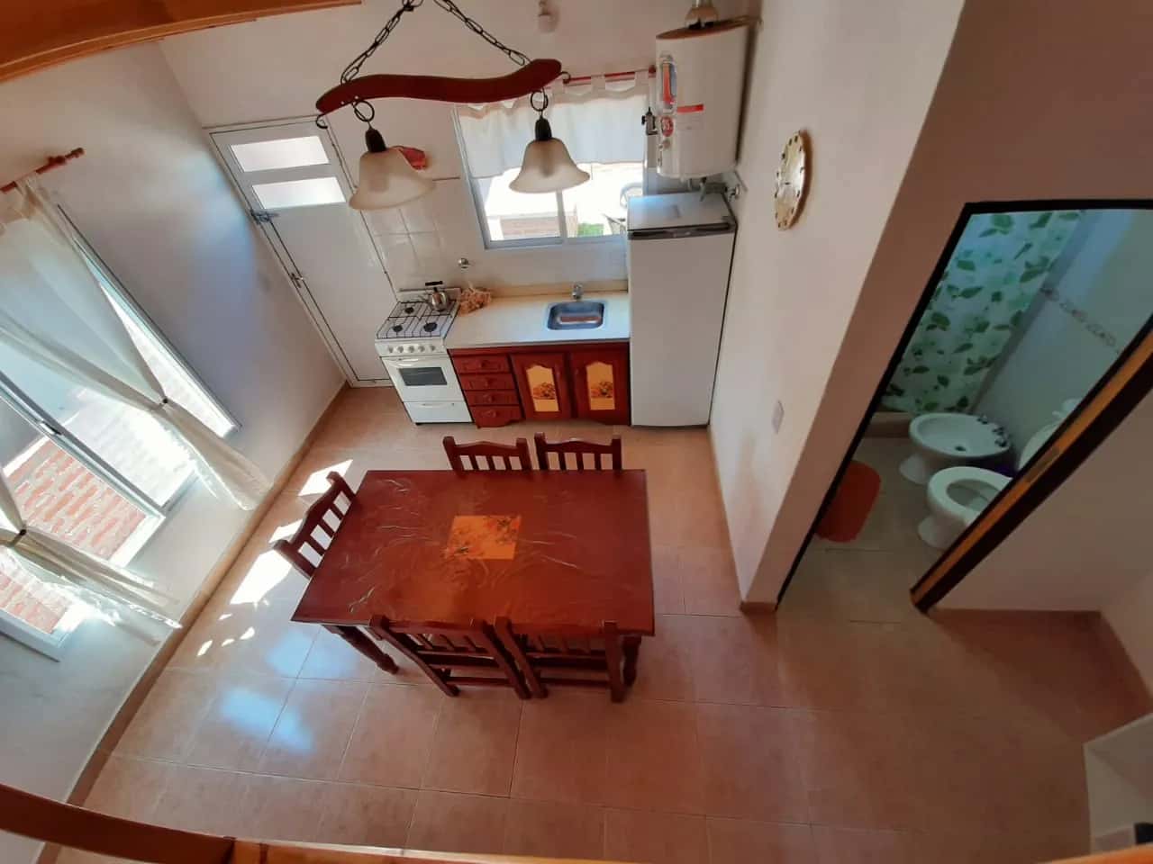 Estar comedor amplio en Complejo Luan en Balneario Reta