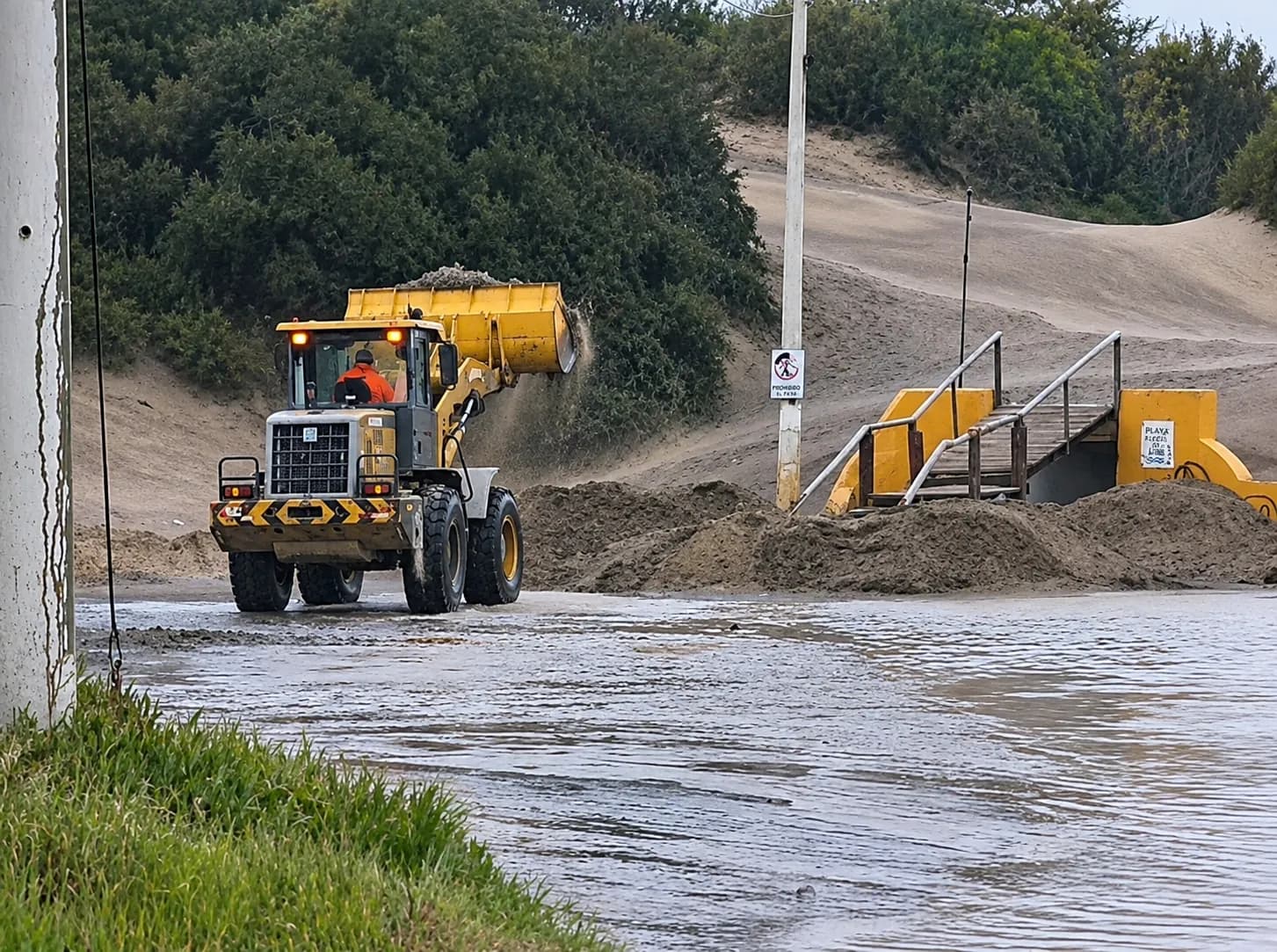 Sudestada en Reta: Daños en la Costa y Rotura del Túnel Submedanal