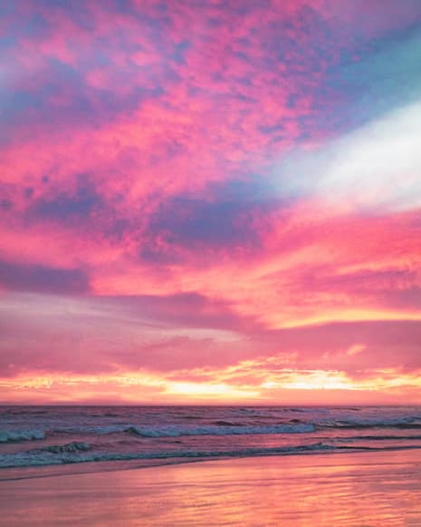 Cielo de Colores al Atardecer en Balneario Reta