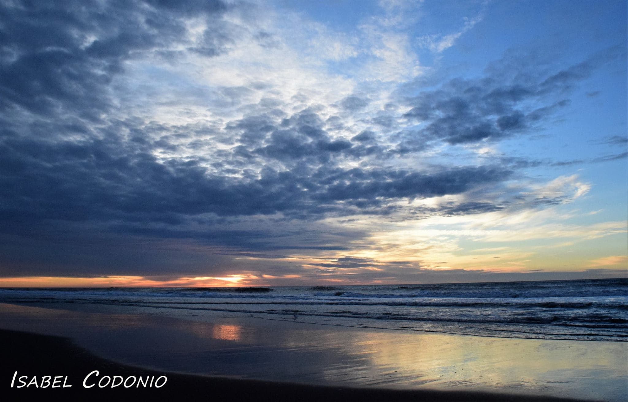 Cielo Nublado sobre la Playa de Balneario Reta