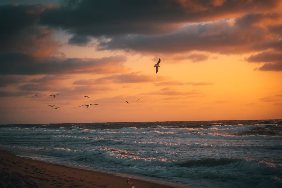 Postal de Amanecer en Balneario Reta
