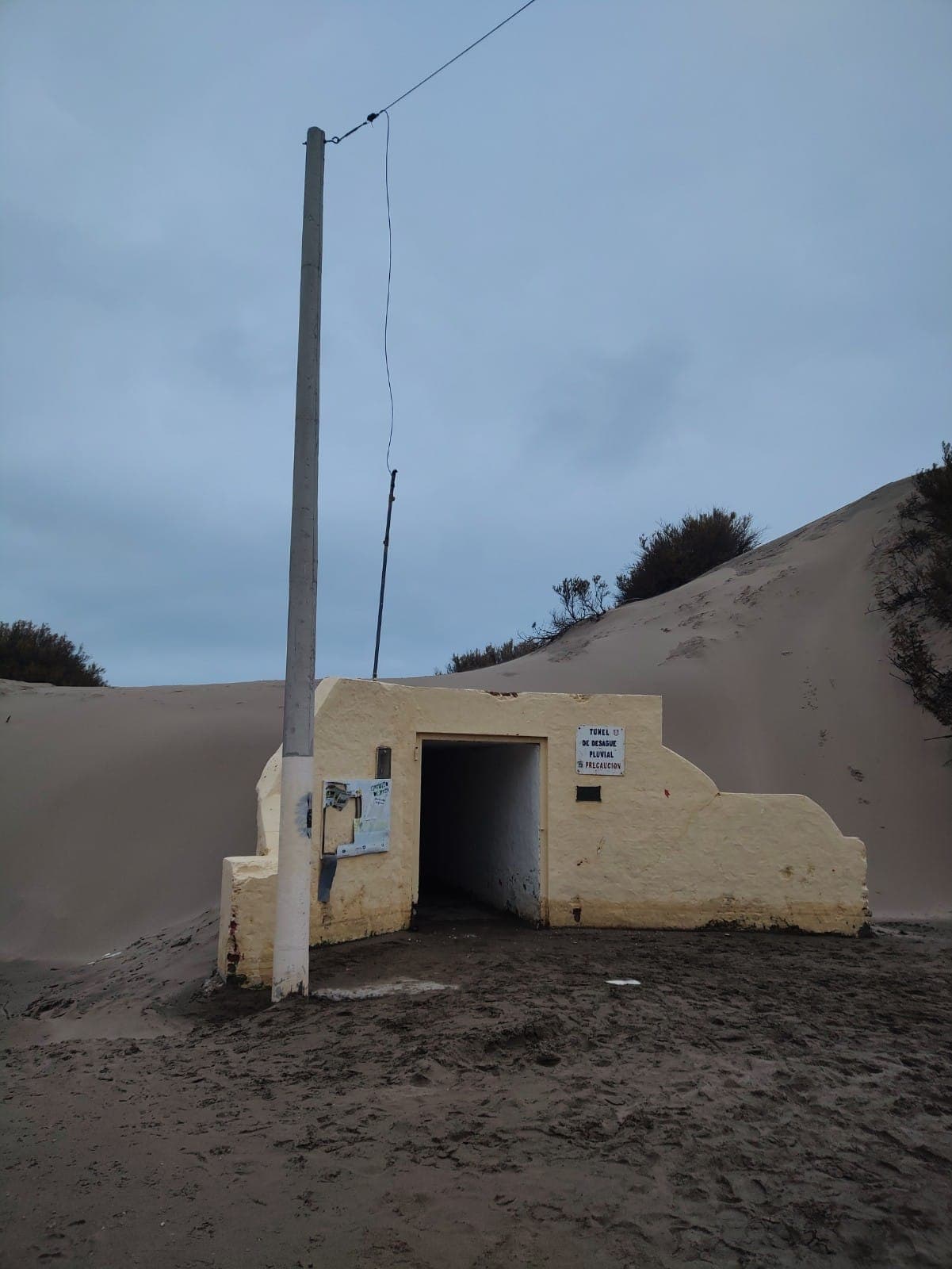 Túnel Submedanal Interior en Balneario Reta