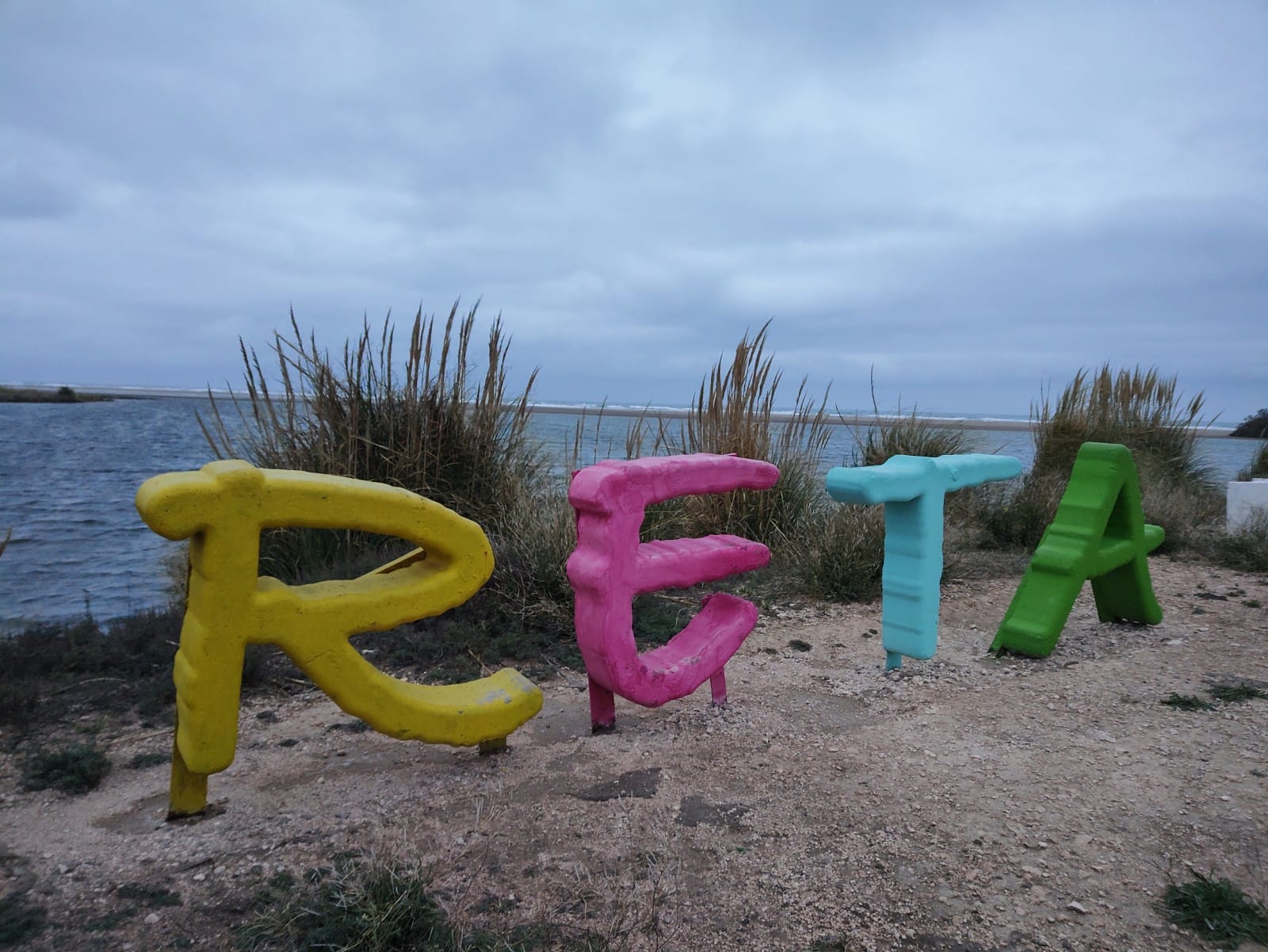 Cartel Turístico en la Albufera de Reta