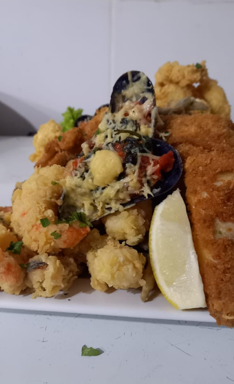 Platos de Mariscos en Ragnar Reta